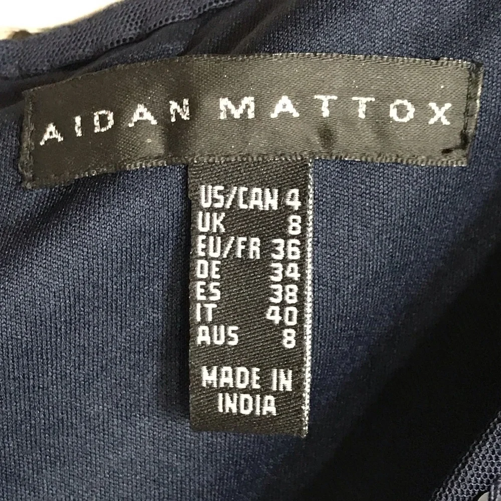 Aiden Mattox Beaded and Sequined Dress - Picture 4 of 9